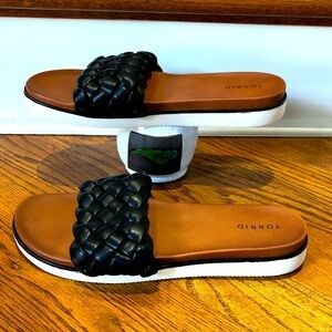 Torrid Braided Single Band Men’s Slide Size 11WW LIKE NEW CONDITION!